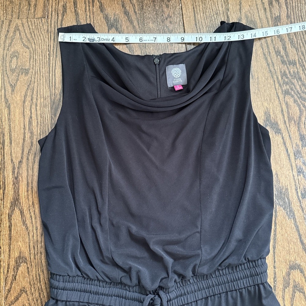 Vince‎ Camuto Black Sleeveless Wide Leg Jumpsuit Pantsuit - Picture 5 of 16